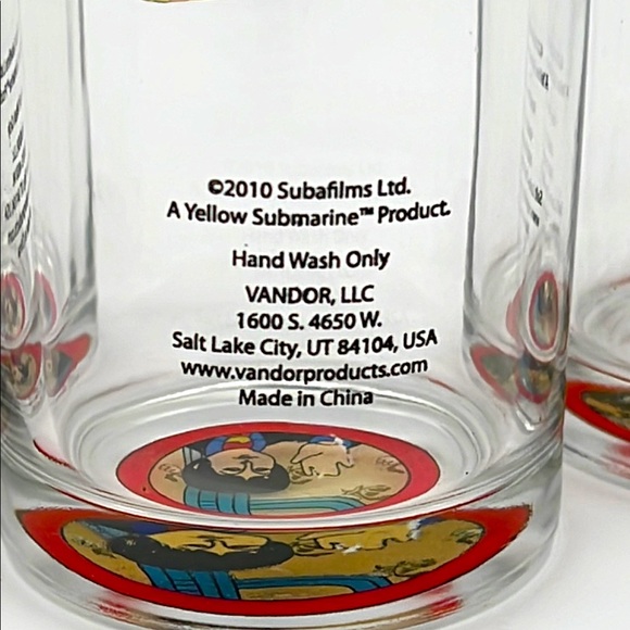 The Beatles Yellow Submarine Glasses 2010 (Set of 3) - Picture 3 of 7